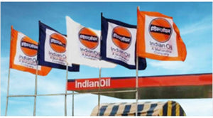 BUY INDIAN OIL IOCL FLAG ORANGE NAVY BLUE WHITE  AT WWW.AUTOUNIFORM.COM