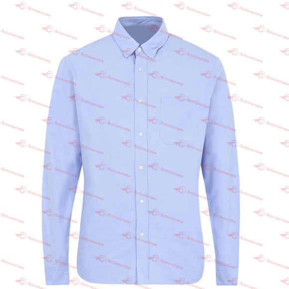 Custom Corporate Sky Blue Shirt www.autouniform.com